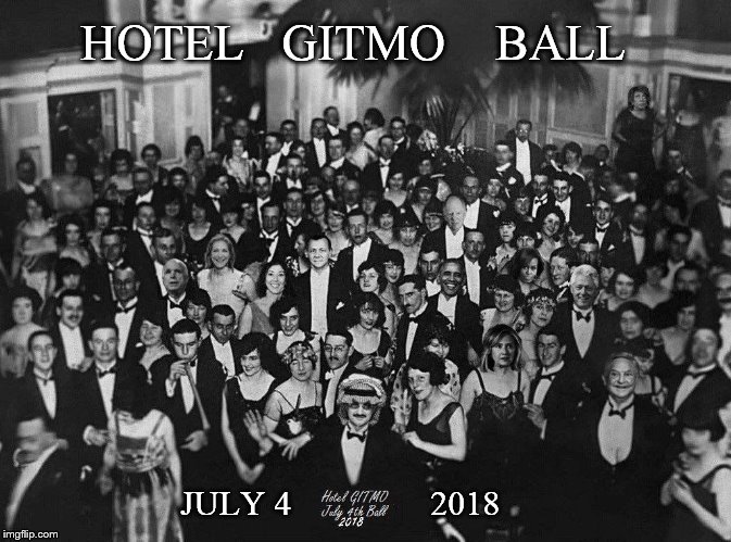 Gitmo Hotel is OPEN for Business , can you see the patrons? GA artist...
