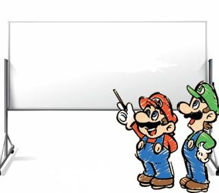 Mario Whiteboard Blank Meme Template