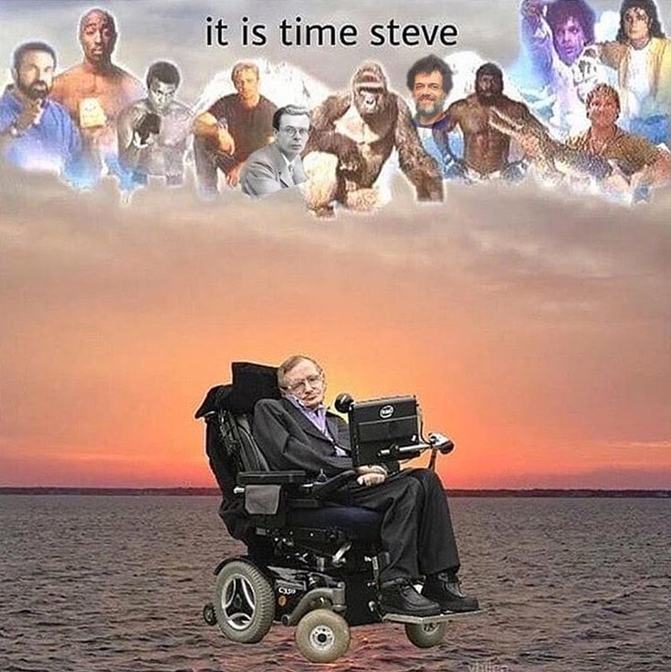 Stephen Hawkins Blank Meme Template