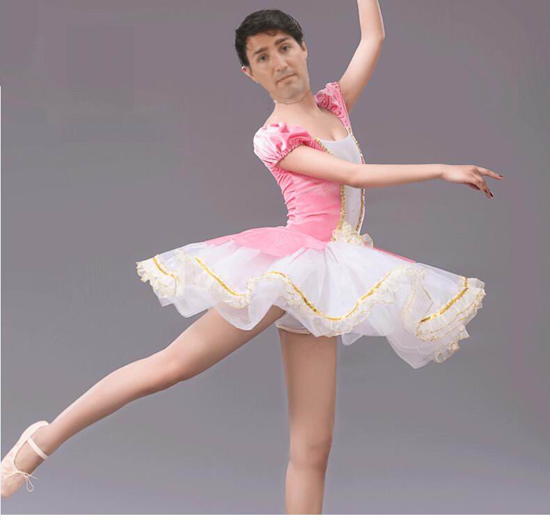 High Quality Trudeau ballet Blank Meme Template