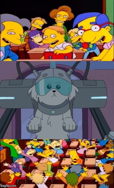 Everyone wants Snuffles (,Dog week, a Landon_The_Memer event) | image tagged in say the line bart simpsons,the simpsons,rick and morty,bart simpson,dog week | made w/ Imgflip meme maker