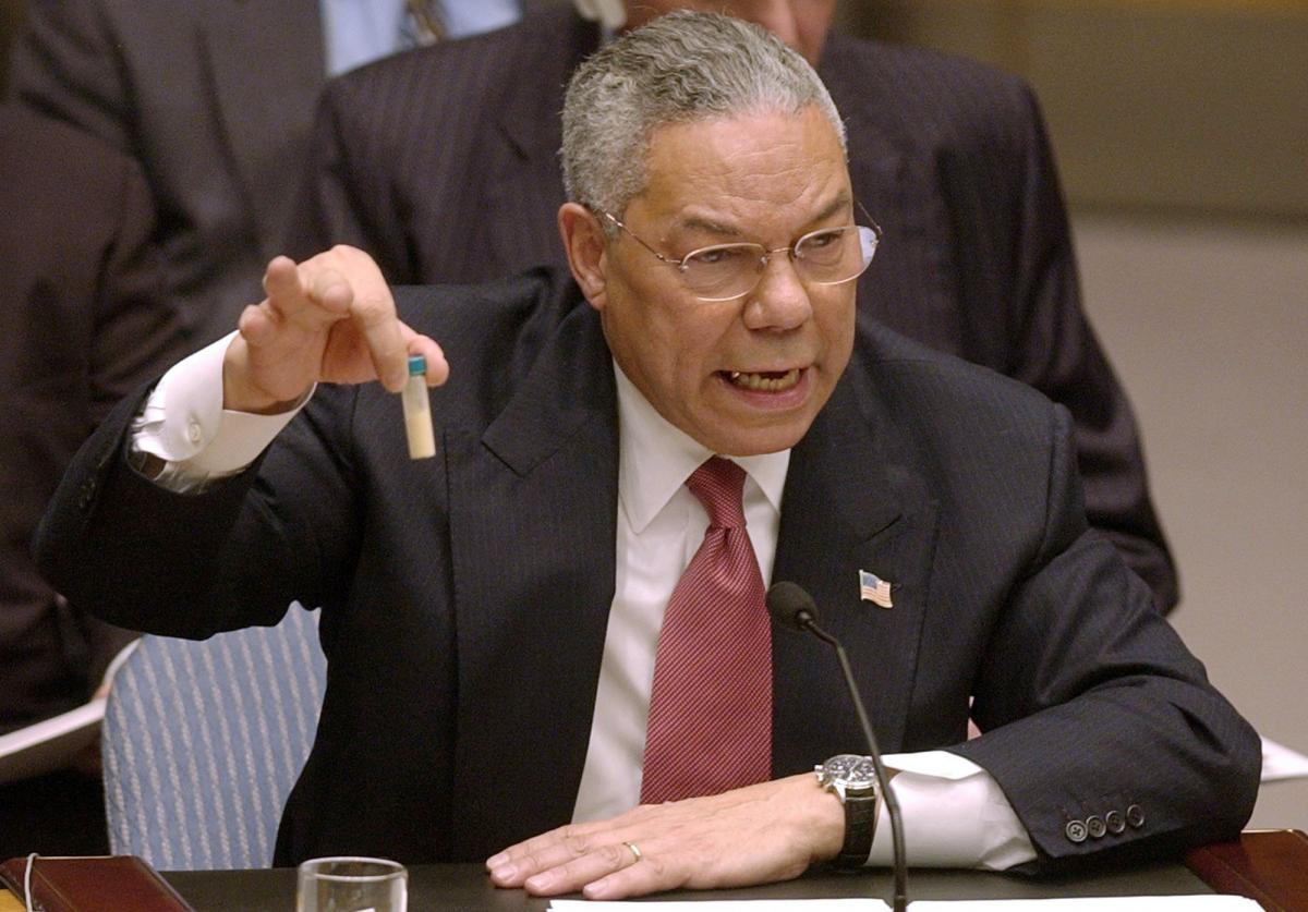 Colin Powell Blank Meme Template