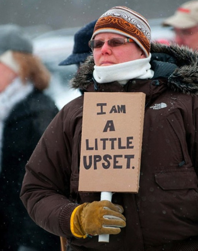 High Quality Canadian protest Blank Meme Template