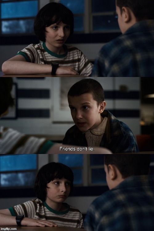 High Quality mike and eleven Blank Meme Template