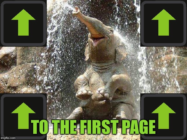 Upvote Elephant | TO THE FIRST PAGE | image tagged in upvote elephant | made w/ Imgflip meme maker