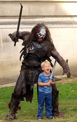 Uruk-hai & Kid Blank Meme Template