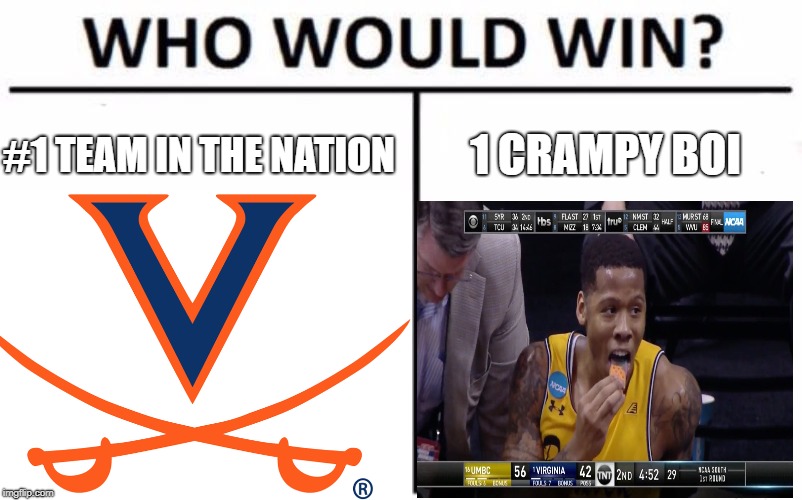 1 CRAMPY BOI; #1 TEAM IN THE NATION | made w/ Imgflip meme maker