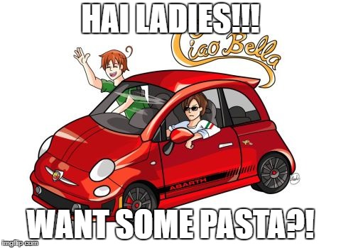 Italian Brothers | HAI LADIES!!! WANT SOME PASTA?! | image tagged in italian brothers | made w/ Imgflip meme maker