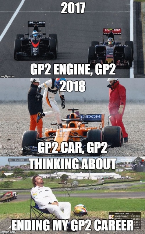 Fernando Alonso's bad career choices | image tagged in memes,f1,funny | made w/ Imgflip meme maker