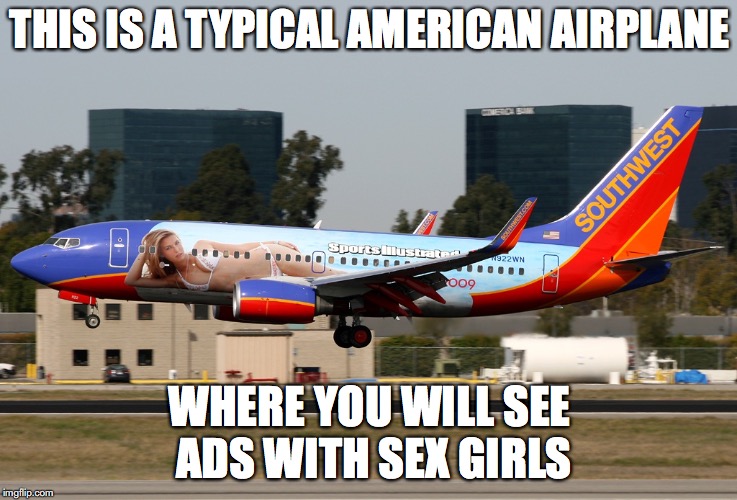 Airplane With Ad Imgflip