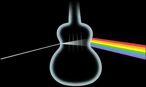 High Quality Pink Floyd Guitar Blank Meme Template