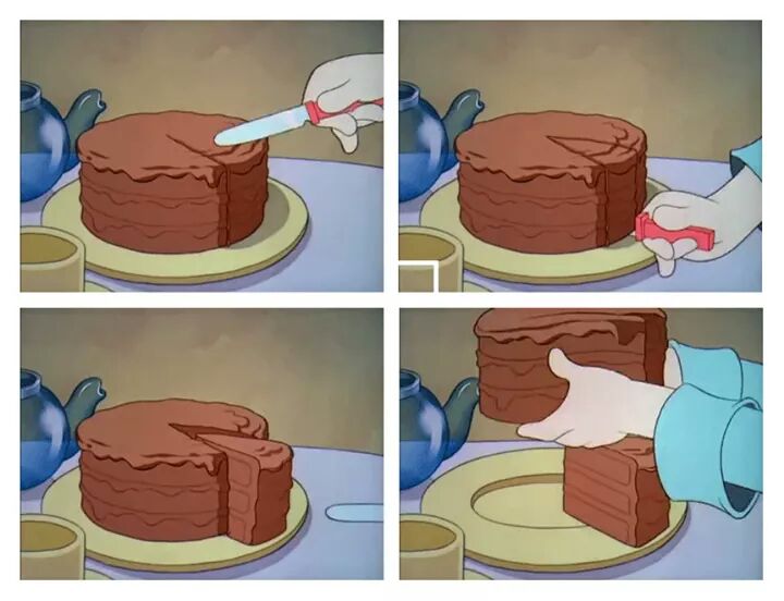 High Quality Cake piece Blank Meme Template