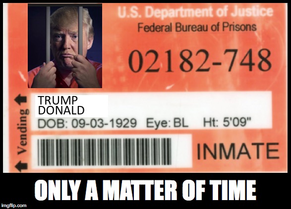 Mueller Ain't Going Away! MAGA! | ONLY A MATTER OF TIME | image tagged in donald trump,impeach trump | made w/ Imgflip meme maker