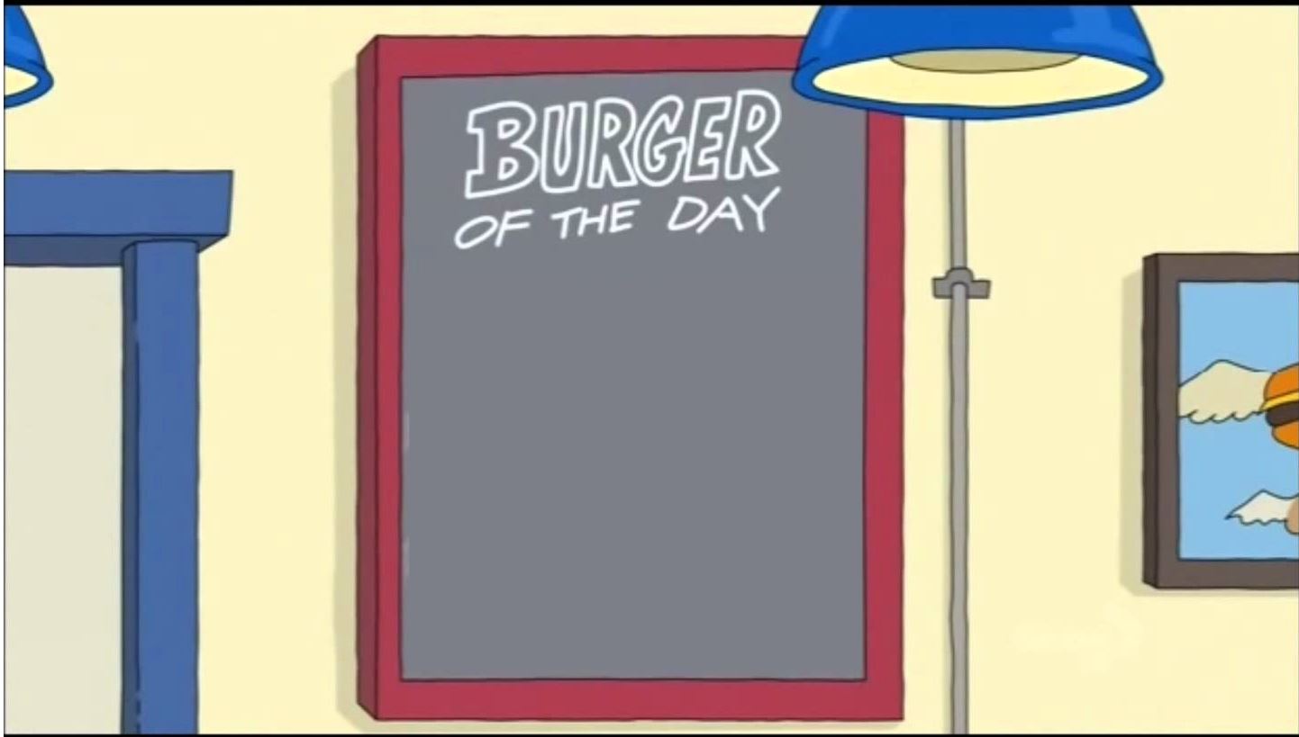 High Quality Bobs Burgers Burger Blank Meme Template