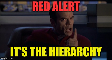 RED ALERT IT'S THE HIERARCHY | made w/ Imgflip meme maker