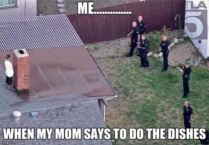 Fortnite meme | ME.............. WHEN MY MOM SAYS TO DO THE DISHES | image tagged in fortnite meme | made w/ Imgflip meme maker