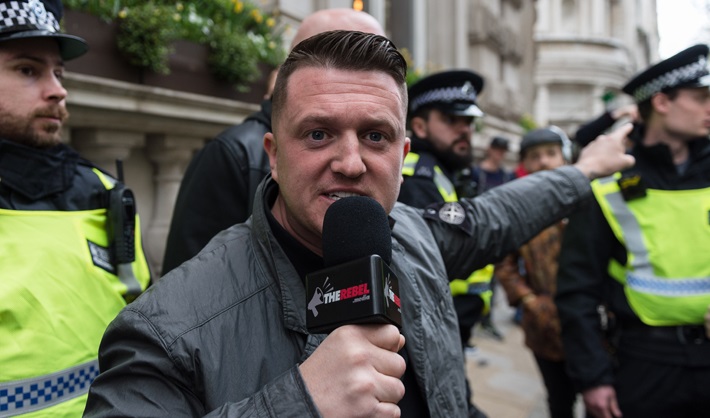 High Quality Tommy Robinson Blank Meme Template