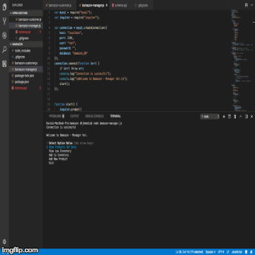Bamazon Manager Gif | image tagged in gifs | made w/ Imgflip images-to-gif maker