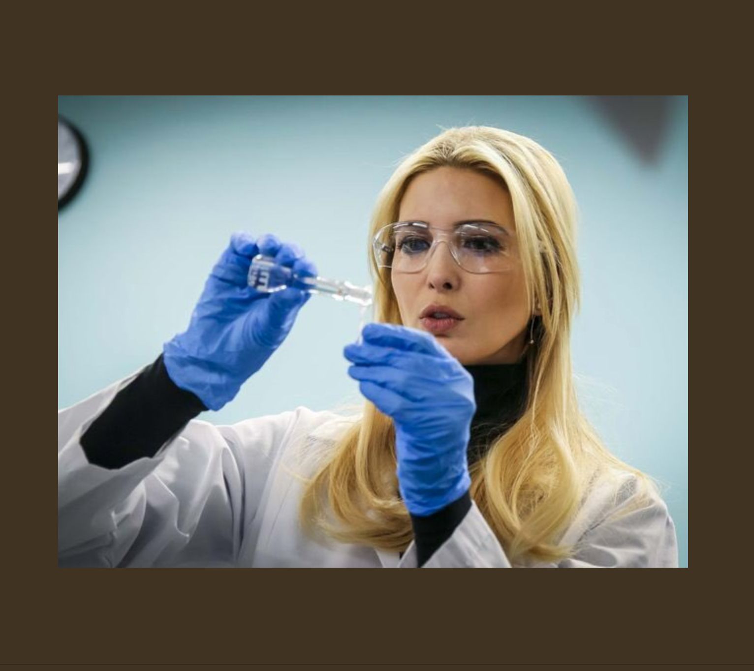 ivanka scientist Blank Meme Template