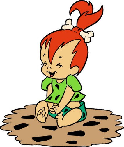 High Quality baby pebbles flintstone Blank Meme Template