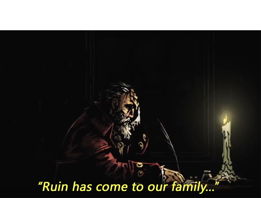 High Quality Ruin has come Blank Meme Template