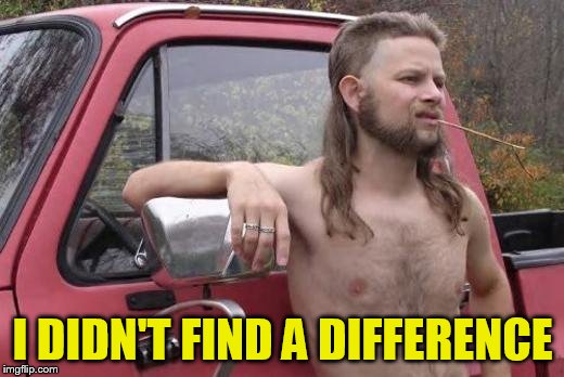 I DIDN'T FIND A DIFFERENCE | made w/ Imgflip meme maker