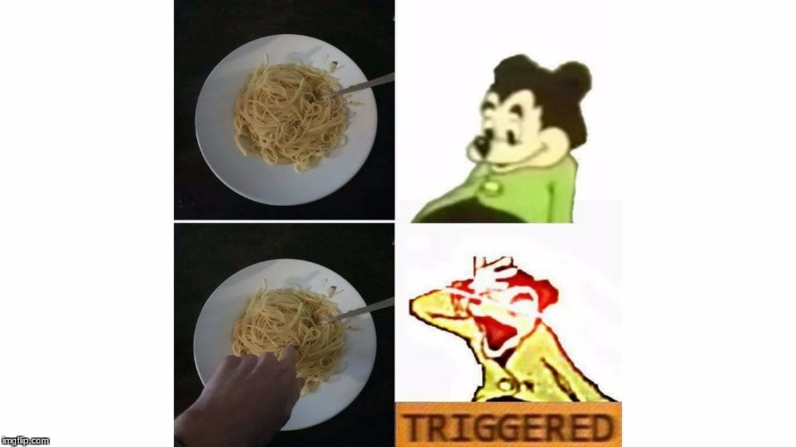 old.meme | image tagged in memes,funny,somebody toucha my spaghet,triggered | made w/ Imgflip meme maker