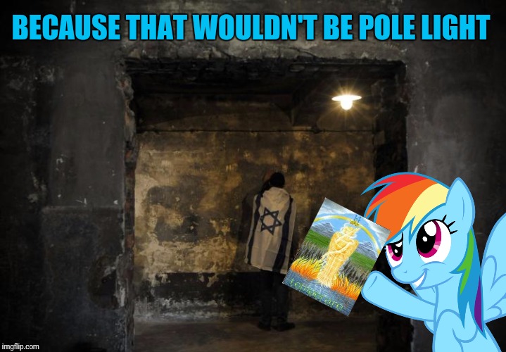 BECAUSE THAT WOULDN'T BE POLE LIGHT | made w/ Imgflip meme maker