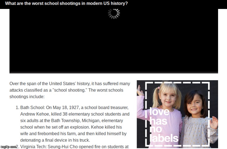 Searches up worst school shootings gets ads like this wtf | image tagged in school shooting,memes,children,funny,dank,rip | made w/ Imgflip meme maker