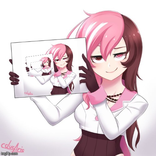 Neoception | image tagged in rwby - neo's sign,rwby,neo | made w/ Imgflip meme maker