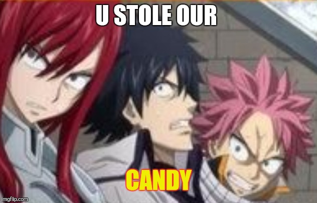 Try that again, I care u  | U STOLE OUR; CANDY | image tagged in don't try this at home | made w/ Imgflip meme maker