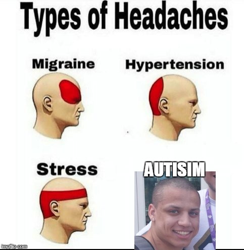 Why i am here? | AUTISIM | image tagged in types of headaches meme | made w/ Imgflip meme maker