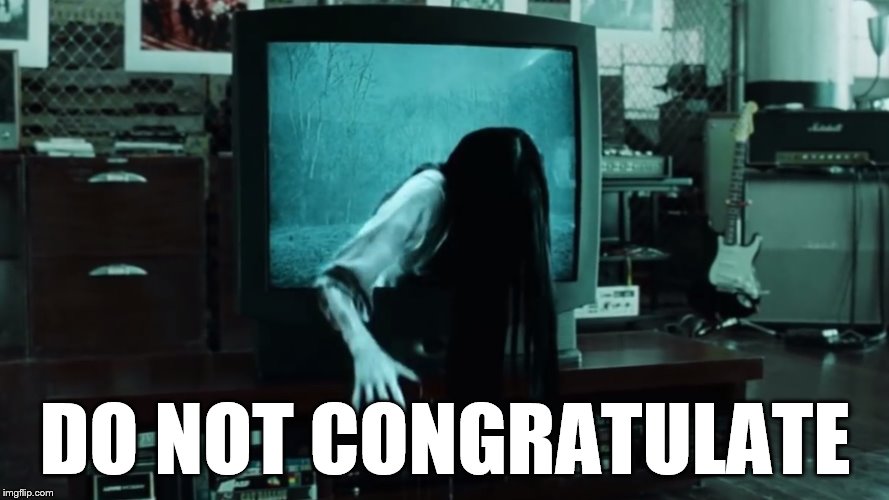 DO NOT CONGRATULATE | image tagged in do not congratulate ring | made w/ Imgflip meme maker