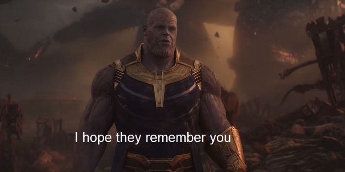 High Quality Remember Thanos Blank Meme Template