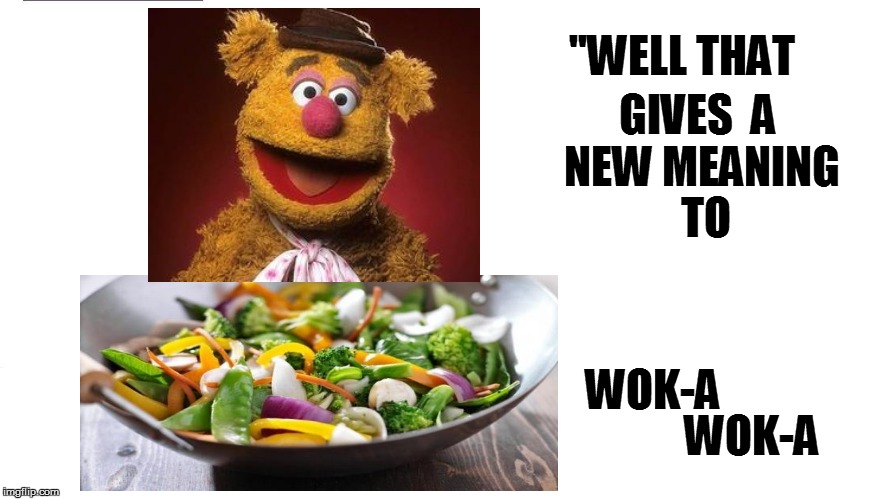 ''WELL THAT WOK-A GIVES  A NEW MEANING TO WOK-A | made w/ Imgflip meme maker