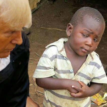 Third World Skeptical Kid w/ The Donald® Blank Meme Template