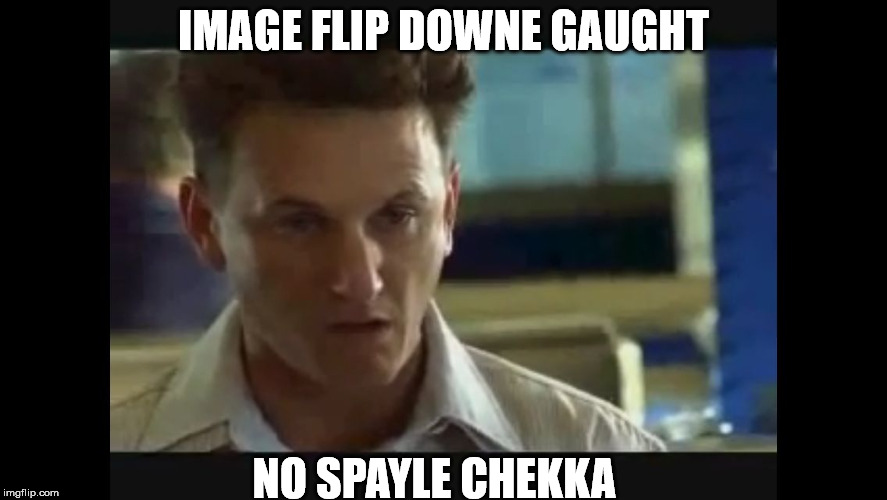 It wood mayke my meem's be purtier | IMAGE FLIP DOWNE GAUGHT; NO SPAYLE CHEKKA | image tagged in i am sam,spell check,the check of slovakia,checking the librarian bookers,memes to meme | made w/ Imgflip meme maker