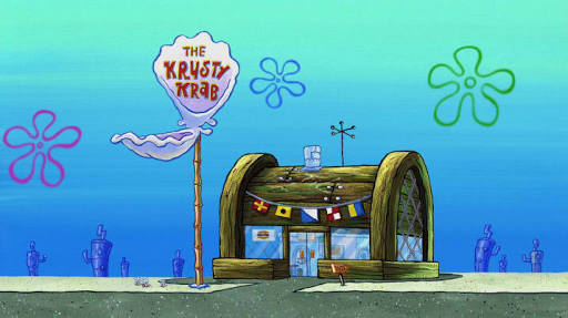 High Quality Spongebob Kristy karna vs chum bucket Blank Meme Template