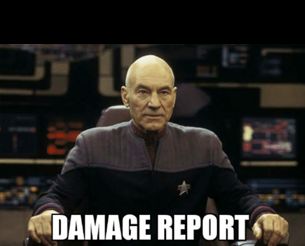 damage report Blank Meme Template