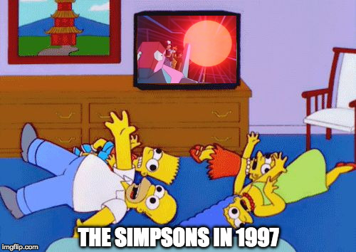 Why you should never watch Cyber Soldier Porygon | THE SIMPSONS IN 1997 | image tagged in pokemon,simpsons,seizure | made w/ Imgflip meme maker