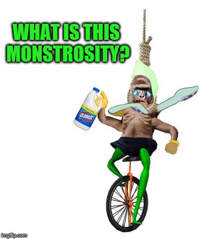 THE ULTIMATE DEAD MEME Dead Memes Week! A SilicaSandwhich & thecoffeemaster Event March 23-29 | WHAT IS THIS MONSTROSITY? | image tagged in dat boi,squidward,dab,harambe,clorox,dead memes week | made w/ Imgflip meme maker