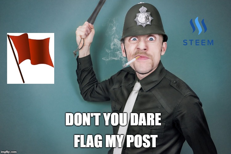 FLAG MY POST; DON'T YOU DARE | made w/ Imgflip meme maker