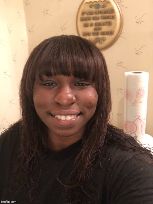 I cut in bangs (was really missing them)