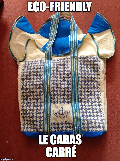 ECO-FRIENDLY; LE CABAS CARRÉ | made w/ Imgflip meme maker