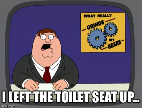 Peter Griffin News | I LEFT THE TOILET SEAT UP... | image tagged in memes,peter griffin news | made w/ Imgflip meme maker