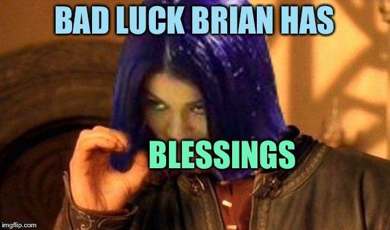 Kylie Does Not Simply | BAD LUCK BRIAN HAS BLESSINGS | image tagged in kylie does not simply | made w/ Imgflip meme maker