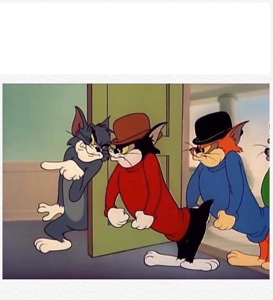 High Quality tom and jerry hired goons Blank Meme Template