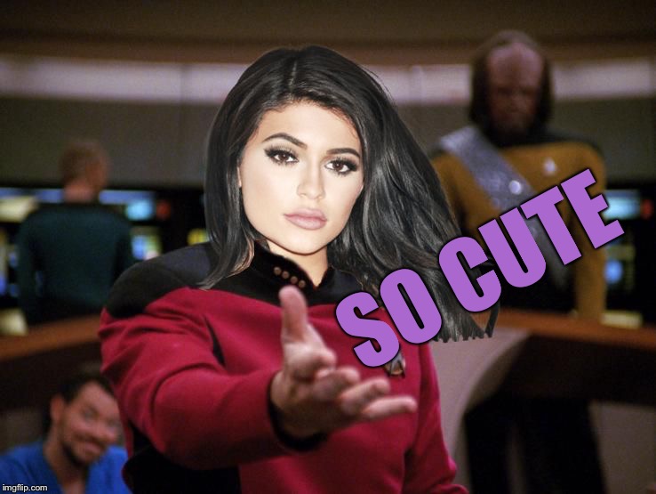 Kylie on Deck | SO CUTE | image tagged in kylie on deck | made w/ Imgflip meme maker