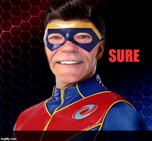 captain lewman | SURE | image tagged in captain lewman | made w/ Imgflip meme maker