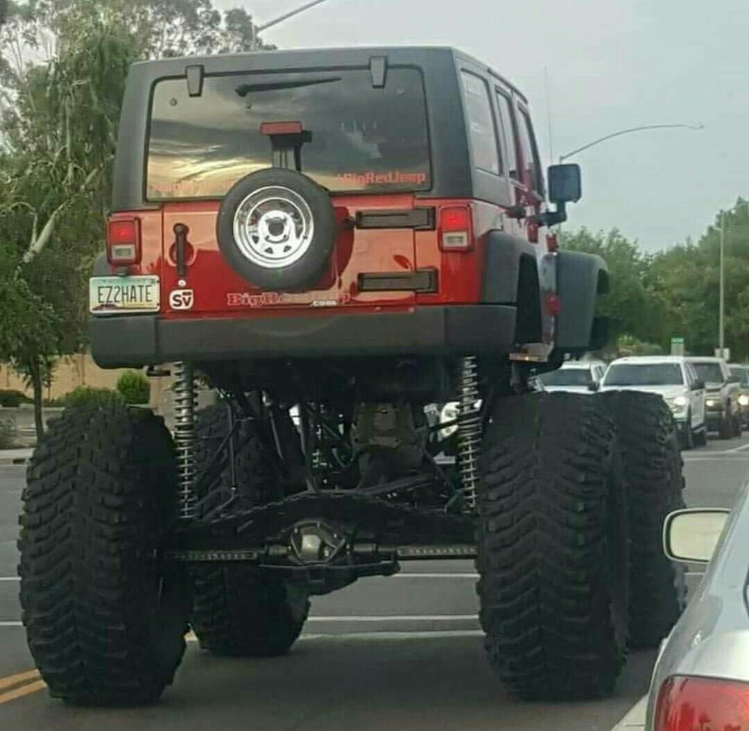 High Quality Lifted Jeep Blank Meme Template